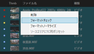 ALBA e Medicoのフォーマットチェック